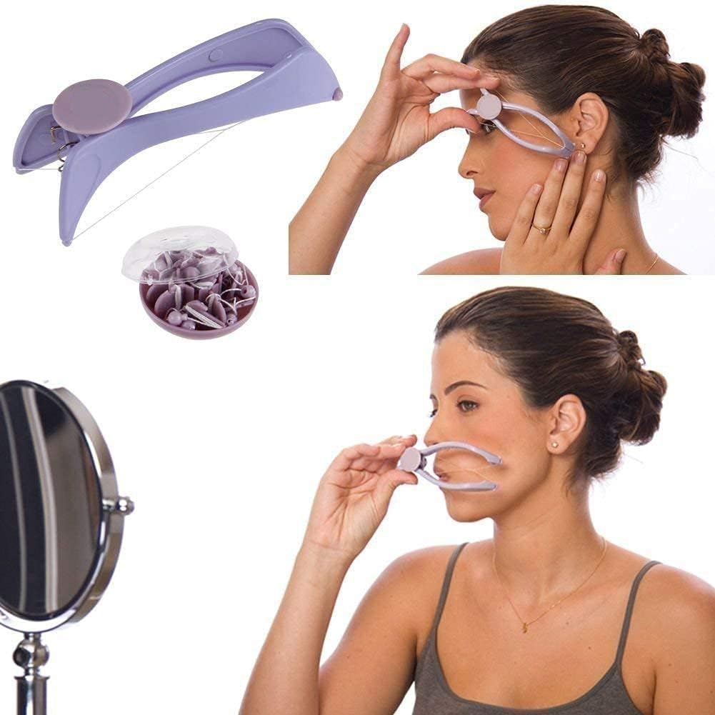 Threading machine for women, Eyebrow Face and Body Hair Threading and Removal System kit