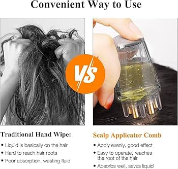 Hair Oil Applicator, Scalp Applicator Comb