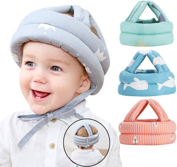 Baby Head Protector Crawling β Baby Safety Helmet & Amp Walking Helmet (random Color/design)