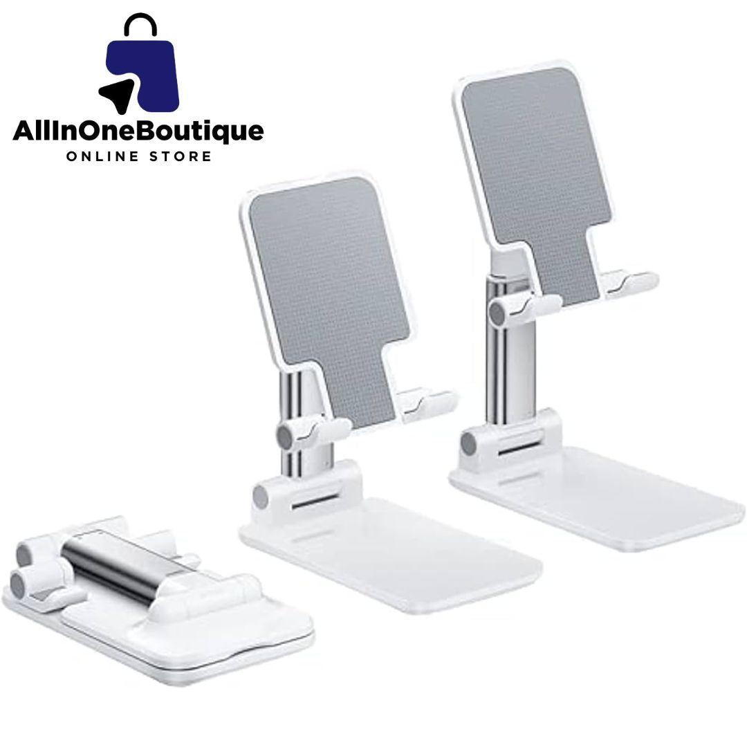 Adjustable Phone Holder β Portable and Stable Desk Stand with Adjustable Height and Angle .