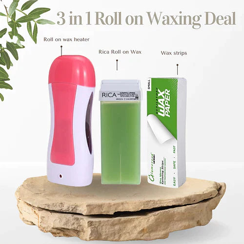 Atwax Portable Rolling Depilatory Epilators Cartridge Wax Warmer Hot Wax Hair Removal Shaving Heater Machine Parrafin Salon Tool With Wax