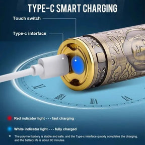 USB Rechargeable Razor HW-T8 Shaver Mini Electric Vintage Shaver Razor Men and Women,
