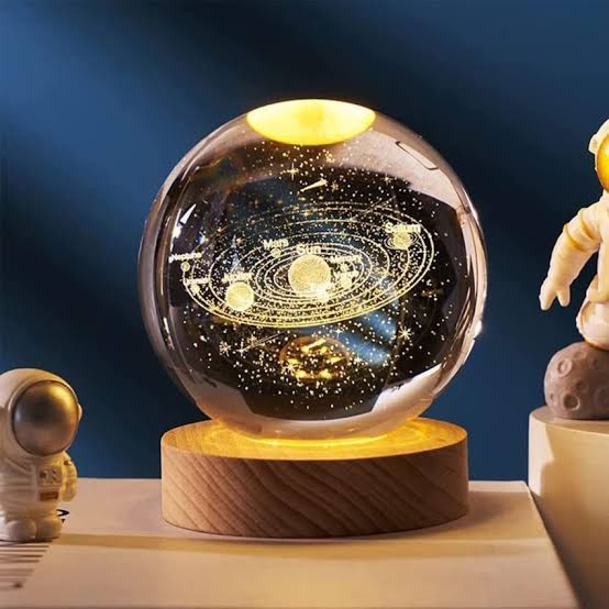 Astronaut ornament starry sky series luminous crystal ball