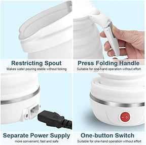 Foldable And Portable Teapot Water Heater Electric Kettle For Travel And Home
