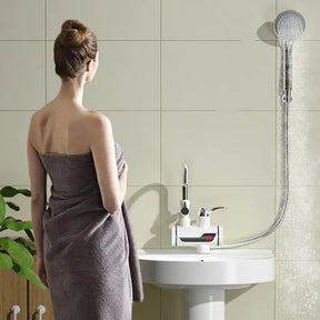 Tankless Electric Hot Water Heater Faucet, Digital Display, Instant Electric Water Geyser for Bathroom Household