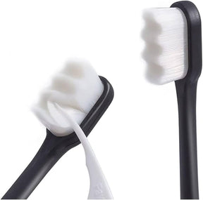 Extra Soft Toothbrush , Ultra Soft-bristled Adult Toothbrush Micro-Nano 20000 Floss Bristle Good Cleaning Effect for Sensitive Teeth Oral Gum Recession ( Pack of 3 )