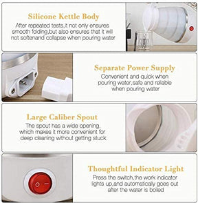Foldable And Portable Teapot Water Heater Electric Kettle For Travel And Home