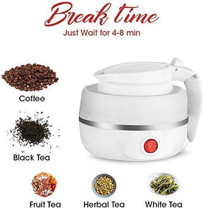 Foldable And Portable Teapot Water Heater Electric Kettle For Travel And Home