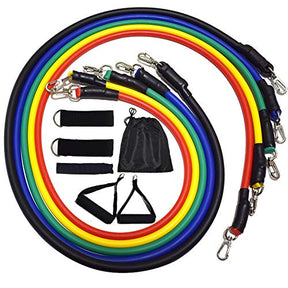 Power Resistance Bands for Workout for Women & Men (11pcs), Exercise Bands for Home and Gym Workouts.