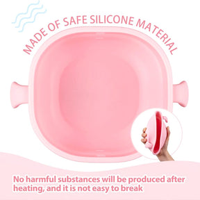 Professional Portable Silicone Wax Warmer Wax Beans Warmer Hair Removal Machine Foldable Wax Heater Sterilizer Wax Melting Pot