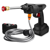 MRD Portable Powerful High Pressure 48v Lithium Cordless Wireless Car Wash Water Jet Foam Gun Car Washer 1 Batteries 1charger