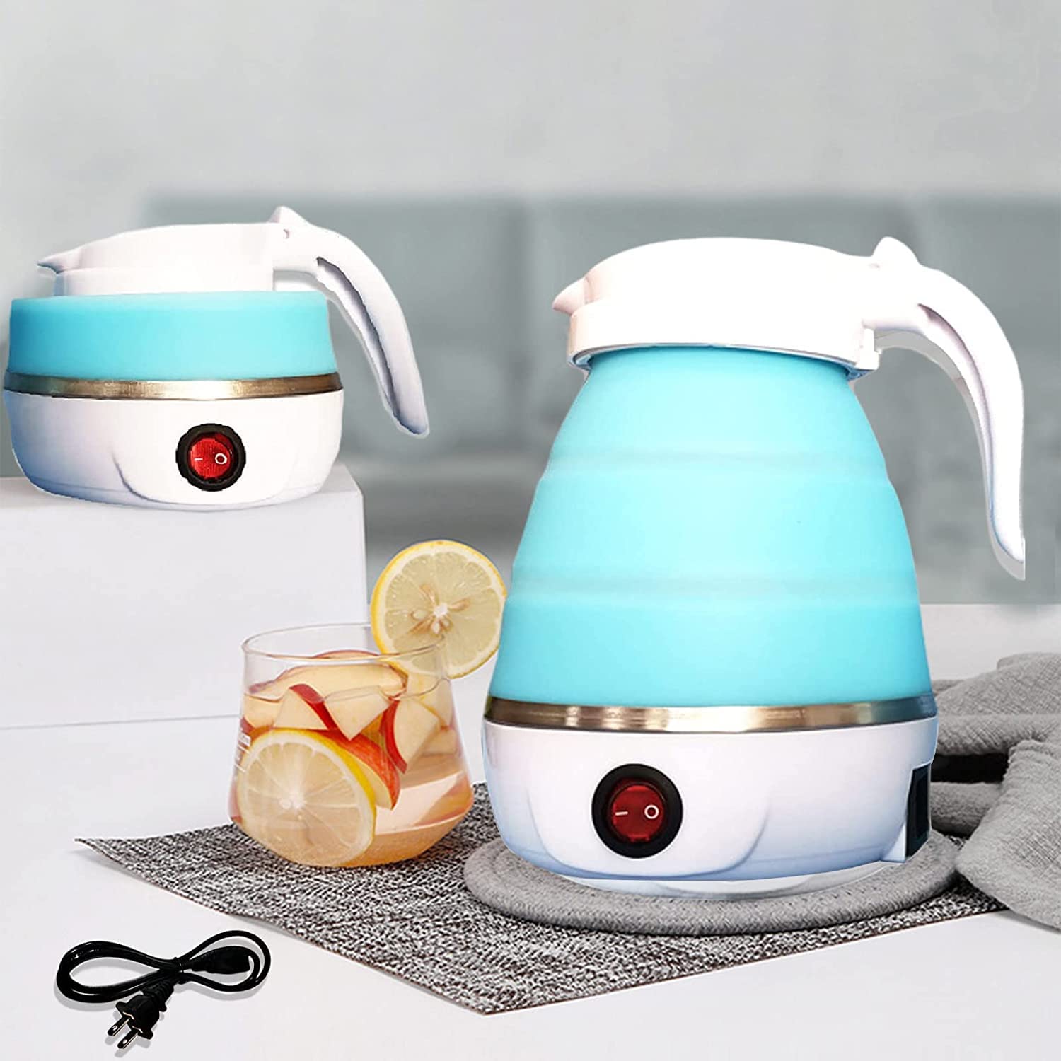 Foldable And Portable Teapot Water Heater Electric Kettle For Travel And Home