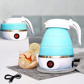Foldable And Portable Teapot Water Heater Electric Kettle For Travel And Home