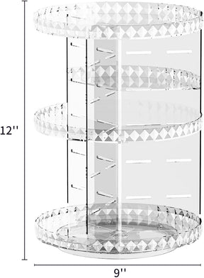 360° Rotating Makeup Organizer Stand
