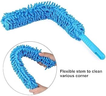 Flexible Fan Cleaning Duster for Multi-Purpose Cleaning with Long Rod