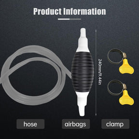 Multifunction Liquid Sucker, 2024 New Portable Siphon Pump for Gasoline Manual Fuel Transfer Pump