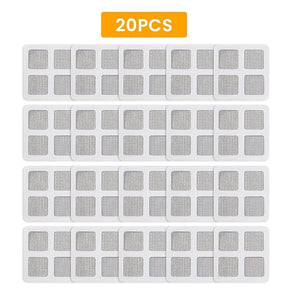 Drain Antimicrobial Sticker, Disposable Filter Net Sticker for Bathroom, Kitchen Drain (1 Pack 10 Pcs)