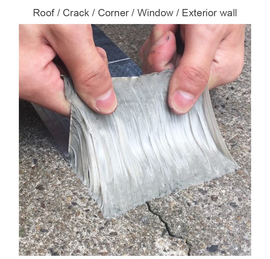 Water Proof Butyl Rubber Aluminum Foil Tape Strong Self-Adhesive Repair Tape