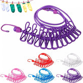 Portable Clothesline with 12 Clothespins