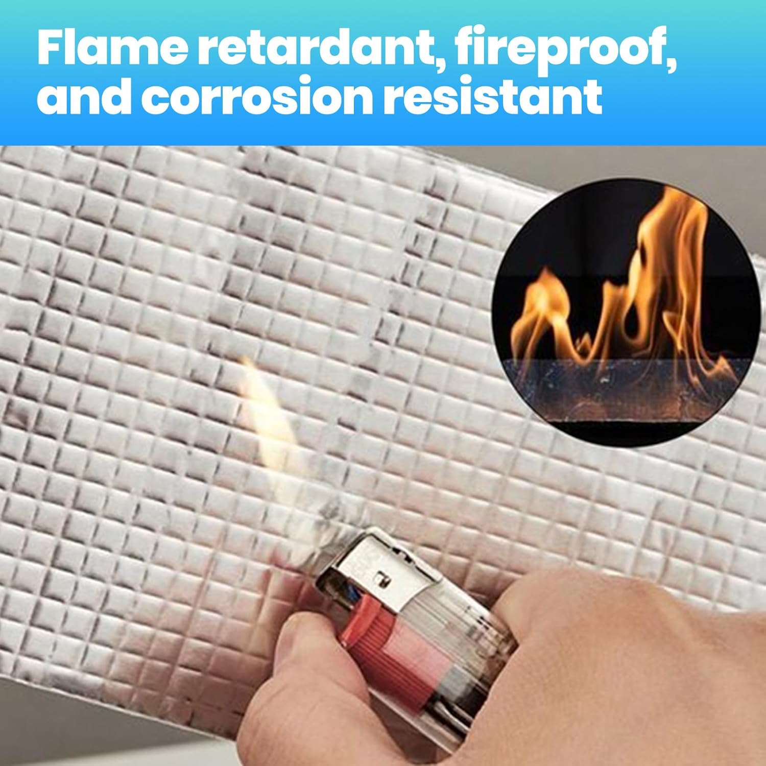 Water Proof Butyl Rubber Aluminum Foil Tape Strong Self-Adhesive Repair Tape