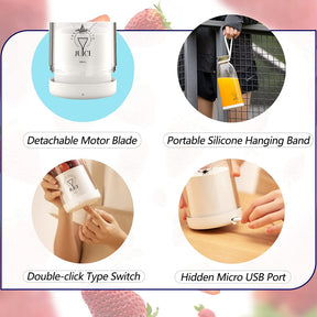 Portable Powerful Rechargeable 380ml Juicer Blender