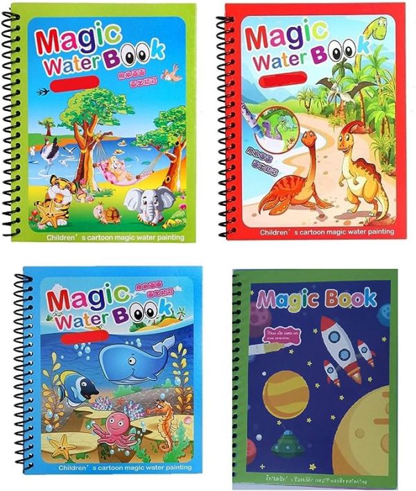 Magic Water Coloring Book For Kids. (random Color)