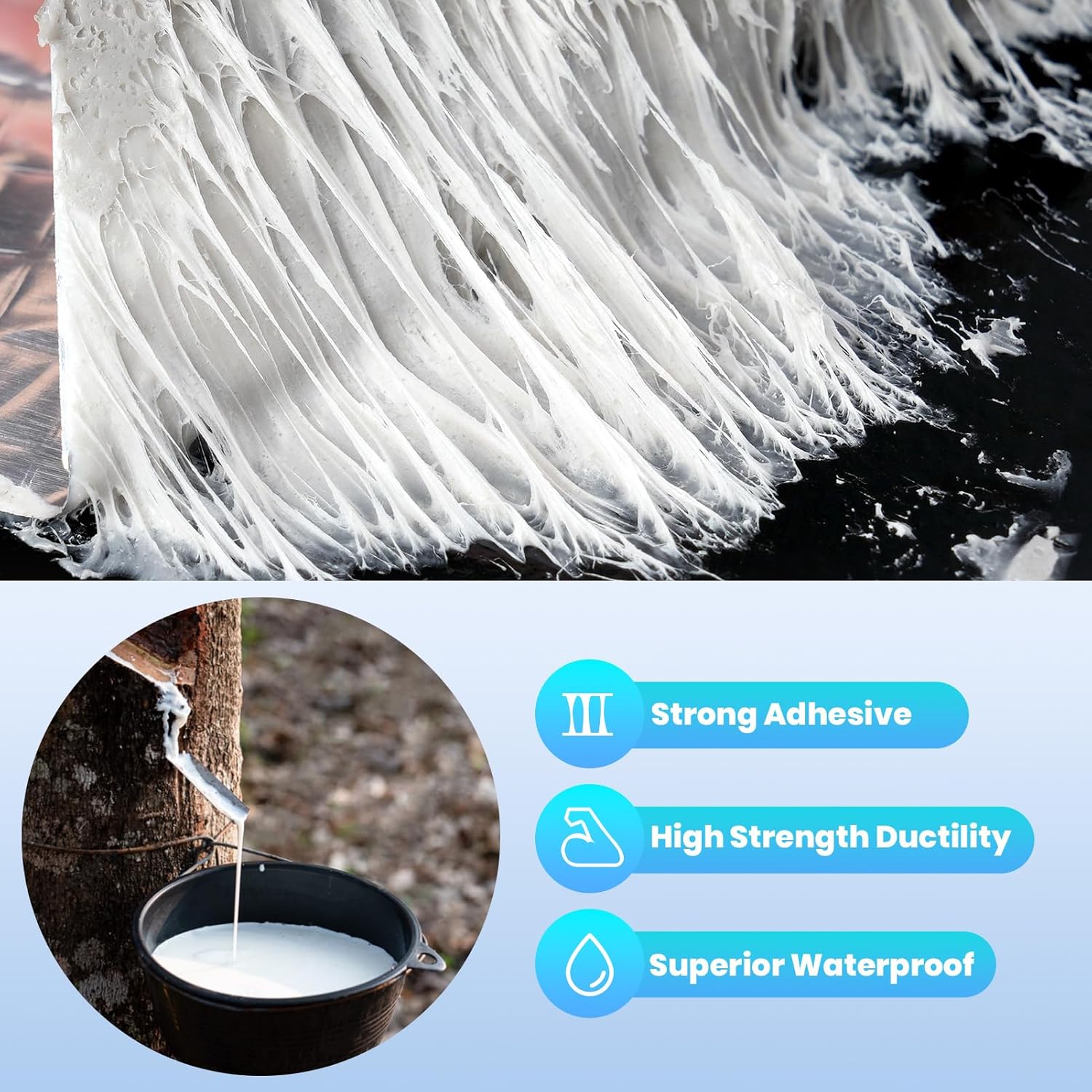 Water Proof Butyl Rubber Aluminum Foil Tape Strong Self-Adhesive Repair Tape