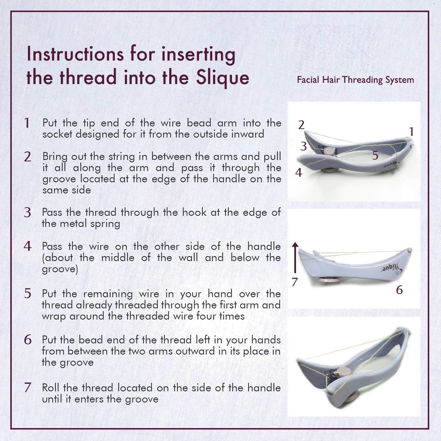 Threading machine for women, Eyebrow Face and Body Hair Threading and Removal System kit
