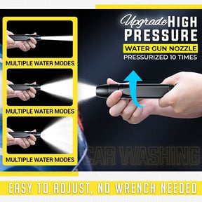 High Pressure Water Nozzle with 3 Attachment
