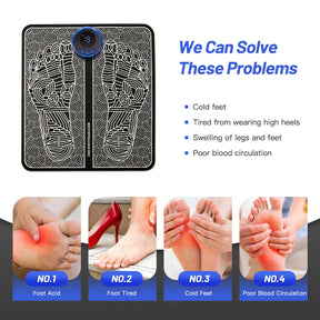 EMS Foot Massager Relax Stiffness Muscles Foot Pain Relief