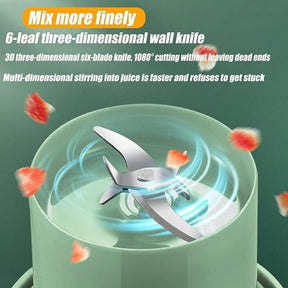 Juicer Portable Outdoor Juicing Cup Home Mini Cordless Crushed Ice Machine Usb Charging Fruit Vegetable Blender