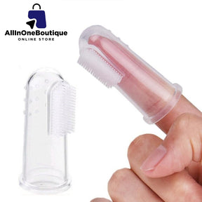 Baby Finger Toothbrush Silicon Made Food Grade Quality with Storage Case Multicolor