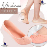Anti Crack Full Length Silicone Foot Protector Moisturizing Socks for Foot-Care and Heel Cracks, heel pain.