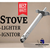 Stainless Steel Kitchen Stove Lighter - Fuel-Free, Refillable