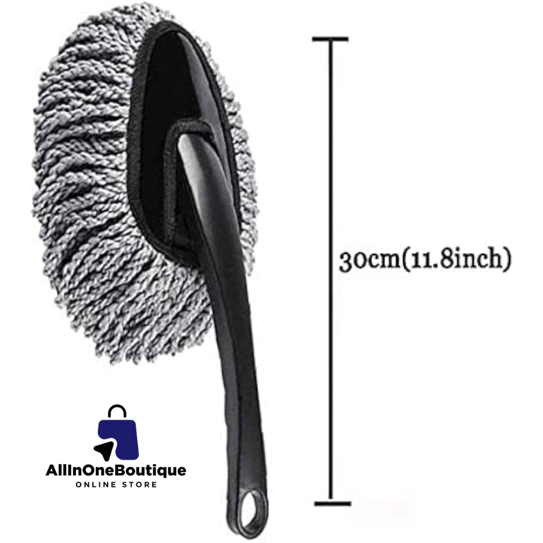 Home-X Car Dashboard Duster, Microfiber Duster Brush, Washable Cleaning Tool
