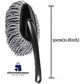 Home-X Car Dashboard Duster, Microfiber Duster Brush, Washable Cleaning Tool