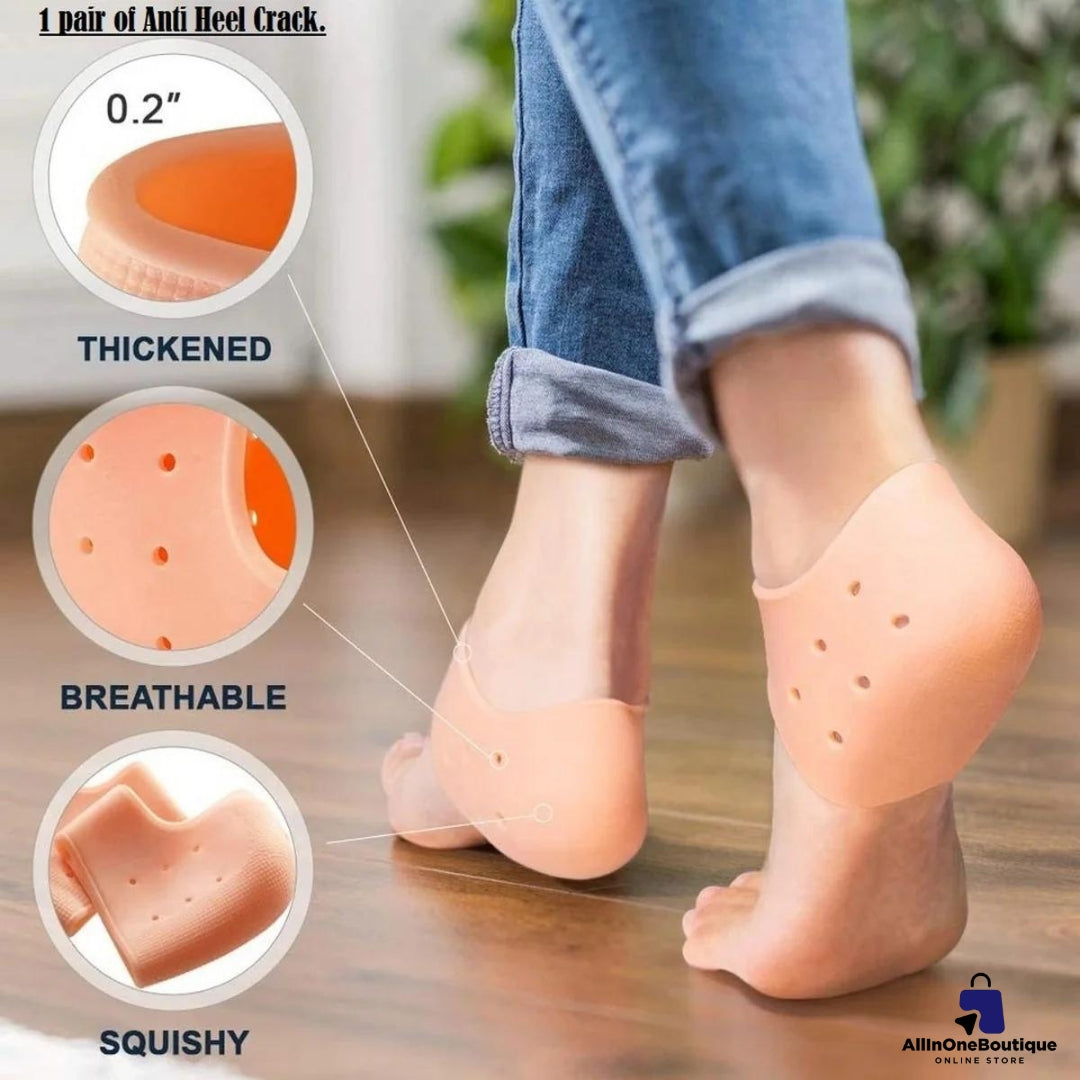 Silicone Half Heel Protector For Men & Women (Half Heel)