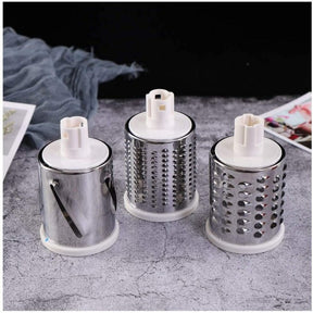 3 in 1 Shredder Slicer Grinder for Cucumber Nut Potato Carrot Cheese, Vegetable Salad Shooter Green