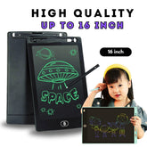LCD Writing Tablet : 16 Inch Colorful Drawing Tablet Kids Erasable Writing Pad Learning Birthday Gifts